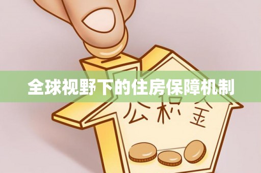 张店全球视野下的住房保障机制