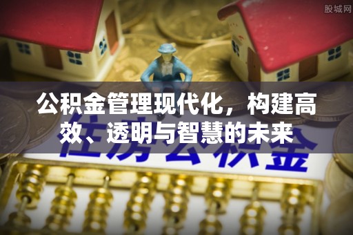 张店公积金管理现代化，构建高效、透明与智慧的未来