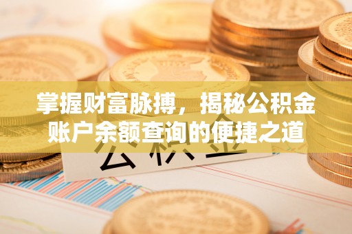 张店掌握财富脉搏，揭秘公积金账户余额查询的便捷之道