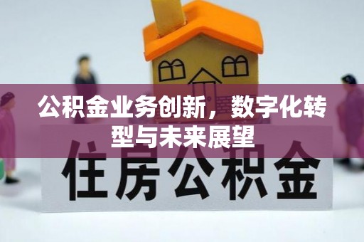 张店公积金业务创新，数字化转型与未来展望